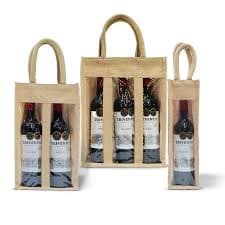 Window Bottle Jute Bag